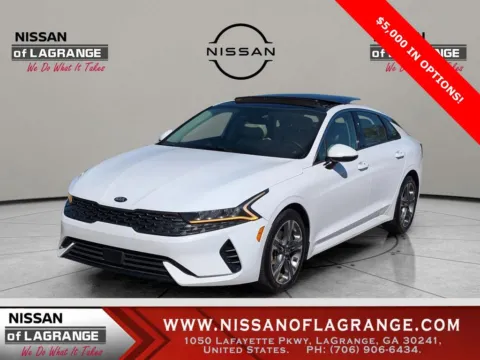 White 2021 Kia K5 EX for sale in LaGrange, GA