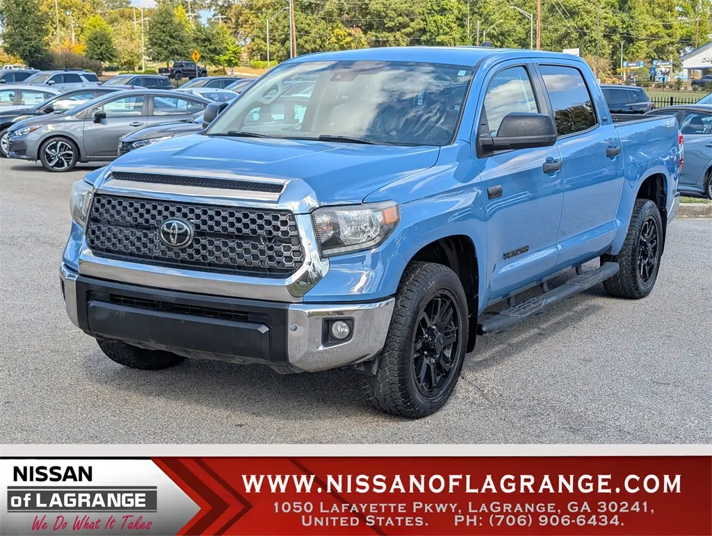 Blue 2021 Toyota Tundra SR5 for sale in LaGrange, GA