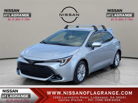 Silver 2023 Toyota Corolla Hatchback SE for sale in LaGrange, GA