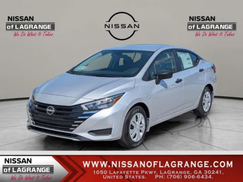 Silver 2025 Nissan Versa 1.6 S for sale in LaGrange, GA