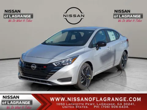 Silver 2025 Nissan Versa 1.6 SR for sale in LaGrange, GA