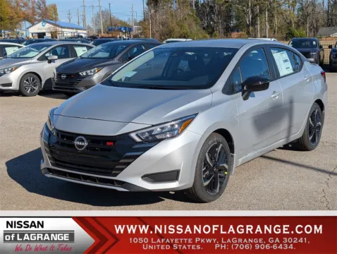 Silver 2025 Nissan Versa 1.6 SR for sale in LaGrange, GA