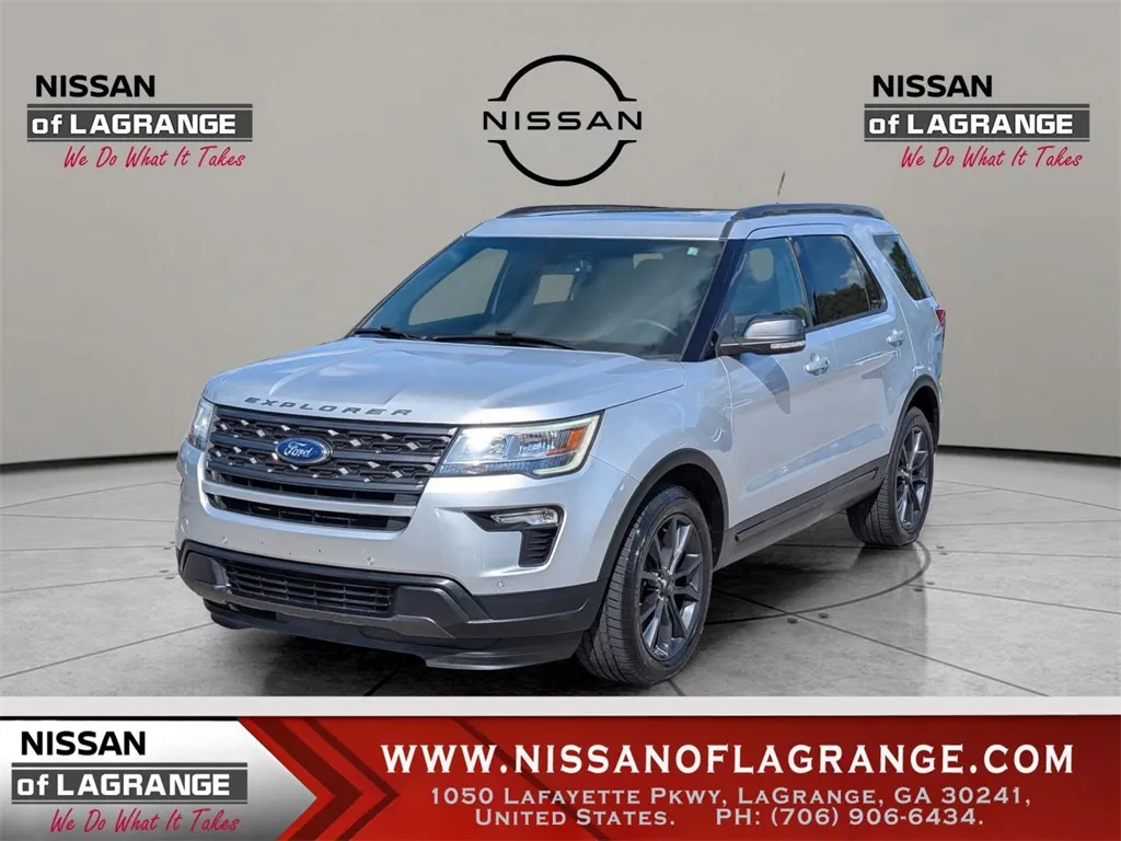 Silver 2018 Ford Explorer XLT for sale in LaGrange, GA