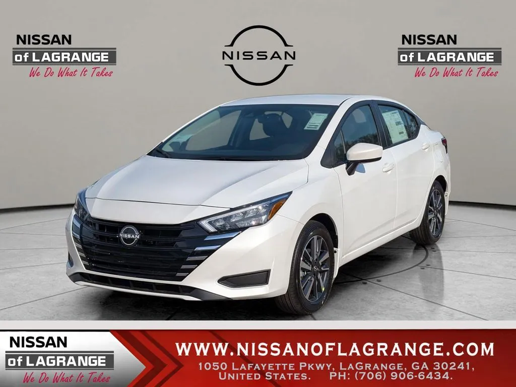 White 2025 Nissan Versa 1.6 SV for sale in LaGrange, GA