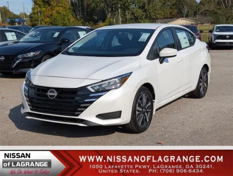 White 2025 Nissan Versa 1.6 SV for sale in LaGrange, GA