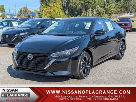 Black 2025 Nissan Sentra SV for sale in LaGrange, GA