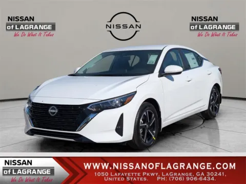 White 2025 Nissan Sentra SV for sale in LaGrange, GA