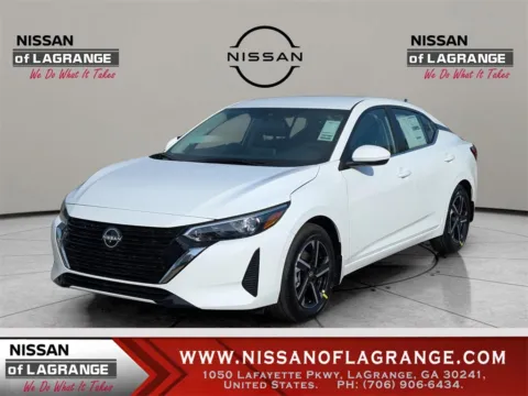 White 2025 Nissan Sentra SV for sale in LaGrange, GA