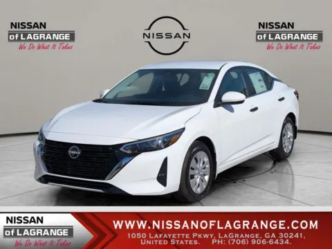 White 2025 Nissan Sentra S for sale in LaGrange, GA