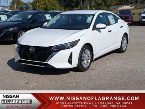 White 2025 Nissan Sentra S for sale in LaGrange, GA