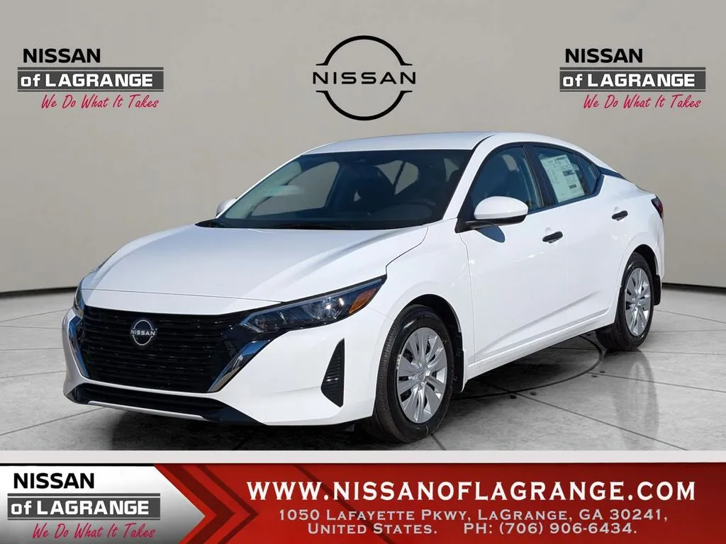 White 2025 Nissan Sentra S for sale in LaGrange, GA