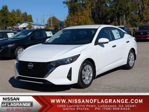 White 2025 Nissan Sentra S for sale in LaGrange, GA