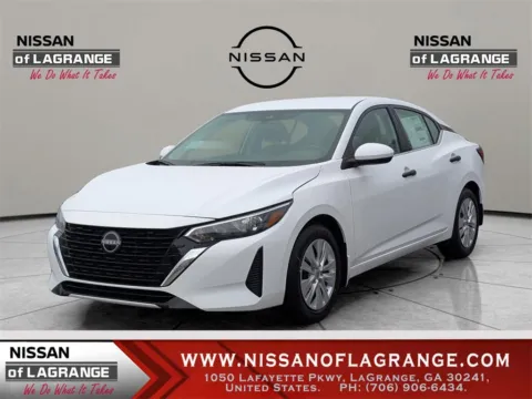 White 2025 Nissan Sentra S for sale in LaGrange, GA