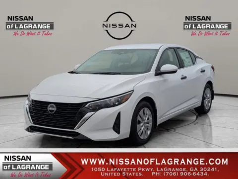 White 2025 Nissan Sentra S for sale in LaGrange, GA