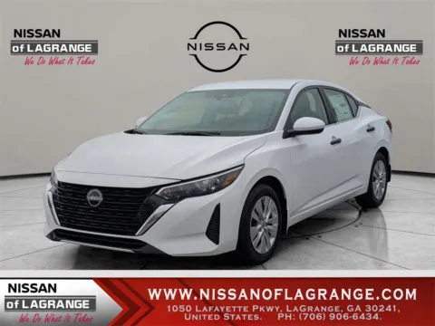 White 2025 Nissan Sentra S for sale in LaGrange, GA