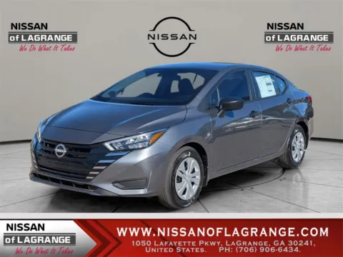 Gray 2025 Nissan Versa 1.6 S for sale in LaGrange, GA