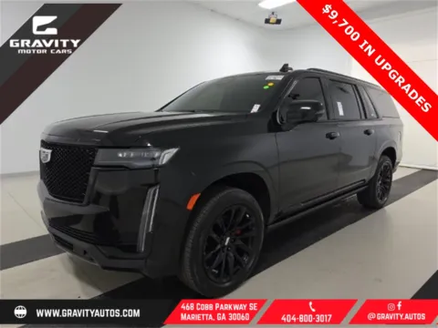 Black 2021 Cadillac Escalade ESV Sport Platinum for sale in Marietta, GA