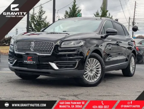 Black 2019 Lincoln Nautilus Standard for sale in Marietta, GA