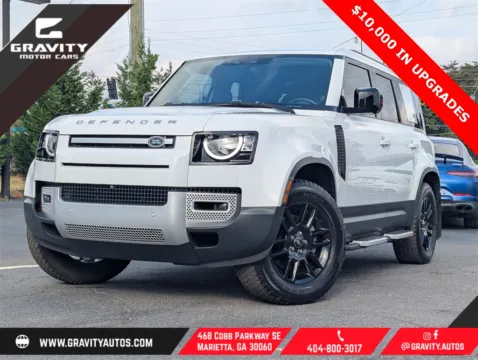 White 2023 Land Rover Defender 110 Standard for sale in Marietta, GA