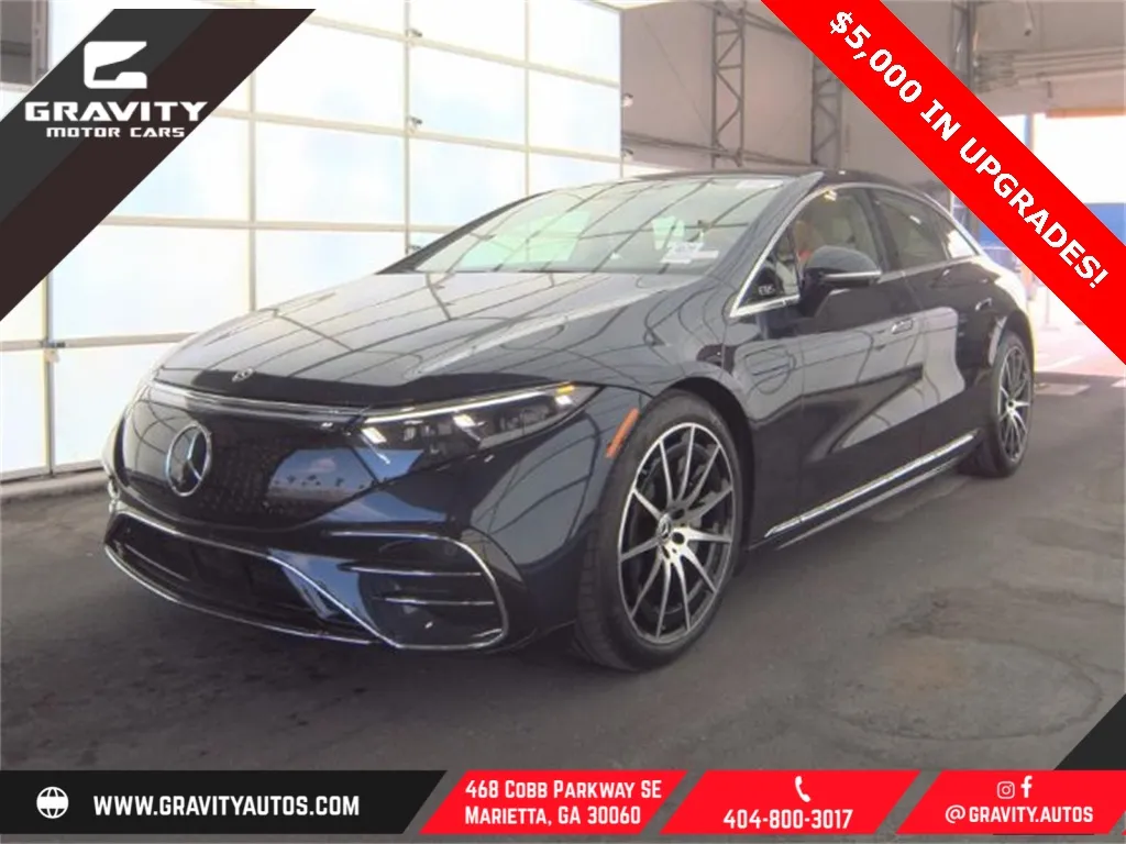 Blue 2022 Mercedes-Benz EQS 580 for sale in Marietta, GA