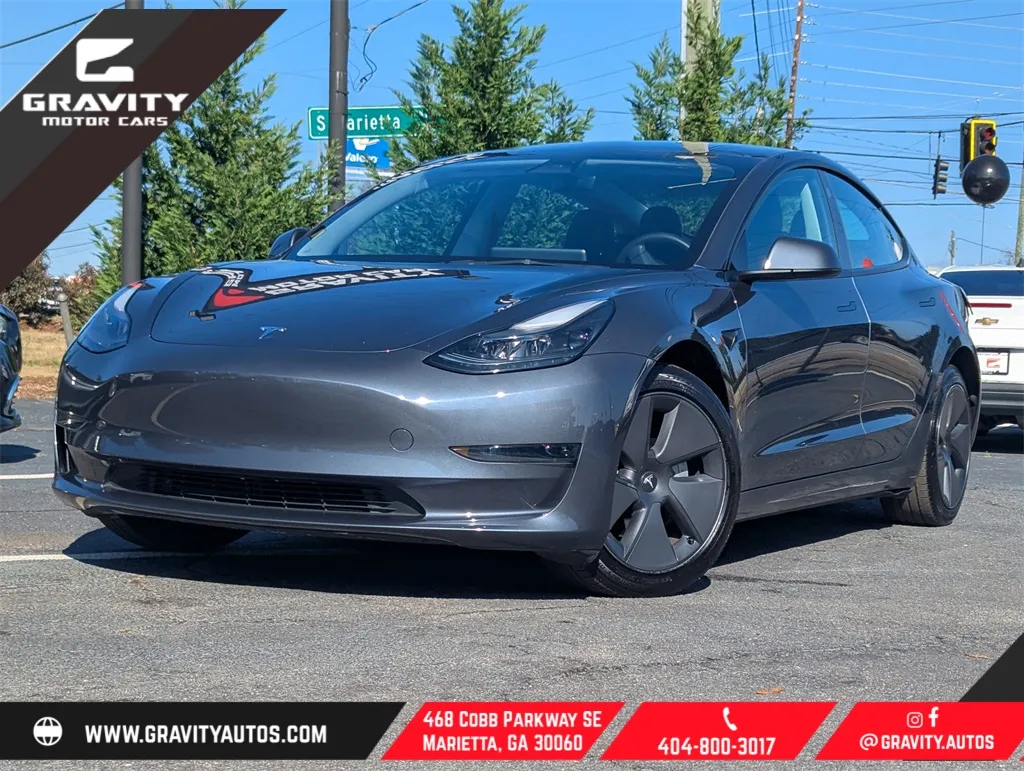 Gray 2023 Tesla Model 3 for sale in Marietta, GA