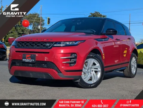 Red 2022 Land Rover Range Rover Evoque Dynamic for sale in Marietta, GA
