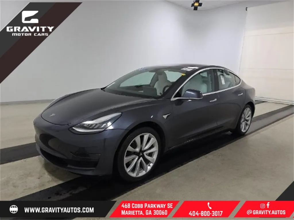 Gray 2018 Tesla Model 3 Long Range for sale in Marietta, GA