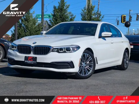 White 2019 BMW 5 Series 530i xDrive for sale in Marietta, GA