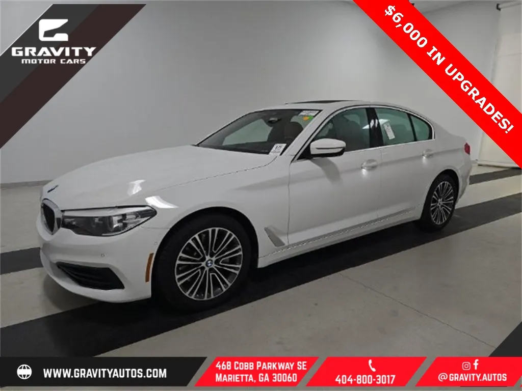 White 2019 BMW 5 Series 530i xDrive for sale in Marietta, GA