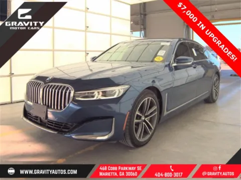 Blue 2021 BMW 7 Series 750i xDrive for sale in Marietta, GA