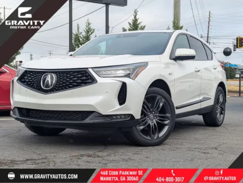 White 2022 Acura RDX A-Spec Package for sale in Marietta, GA