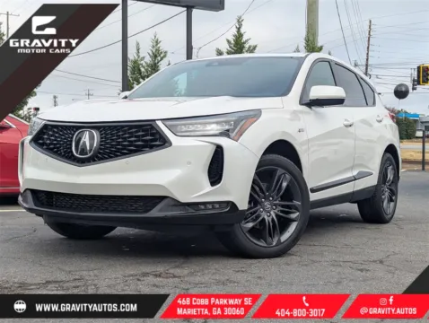 White 2022 Acura RDX A-Spec Package for sale in Marietta, GA