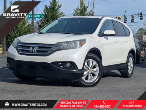 White 2013 Honda CR-V EX-L for sale in Marietta, GA