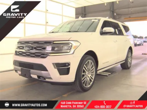 White 2022 Ford Expedition Max Platinum for sale in Marietta, GA