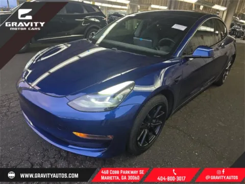 Blue 2021 Tesla Model 3 Long Range for sale in Marietta, GA