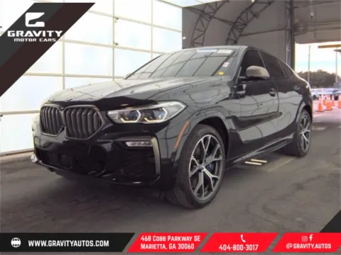 Black 2020 BMW X6 M50i for sale in Marietta, GA
