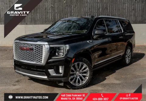 Black 2021 GMC Yukon XL Denali for sale in Marietta, GA