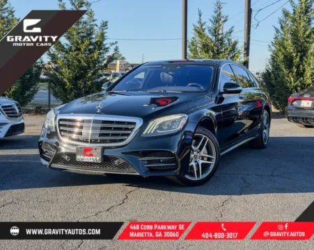 Black 2019 Mercedes-Benz S-Class S 560 for sale in Marietta, GA