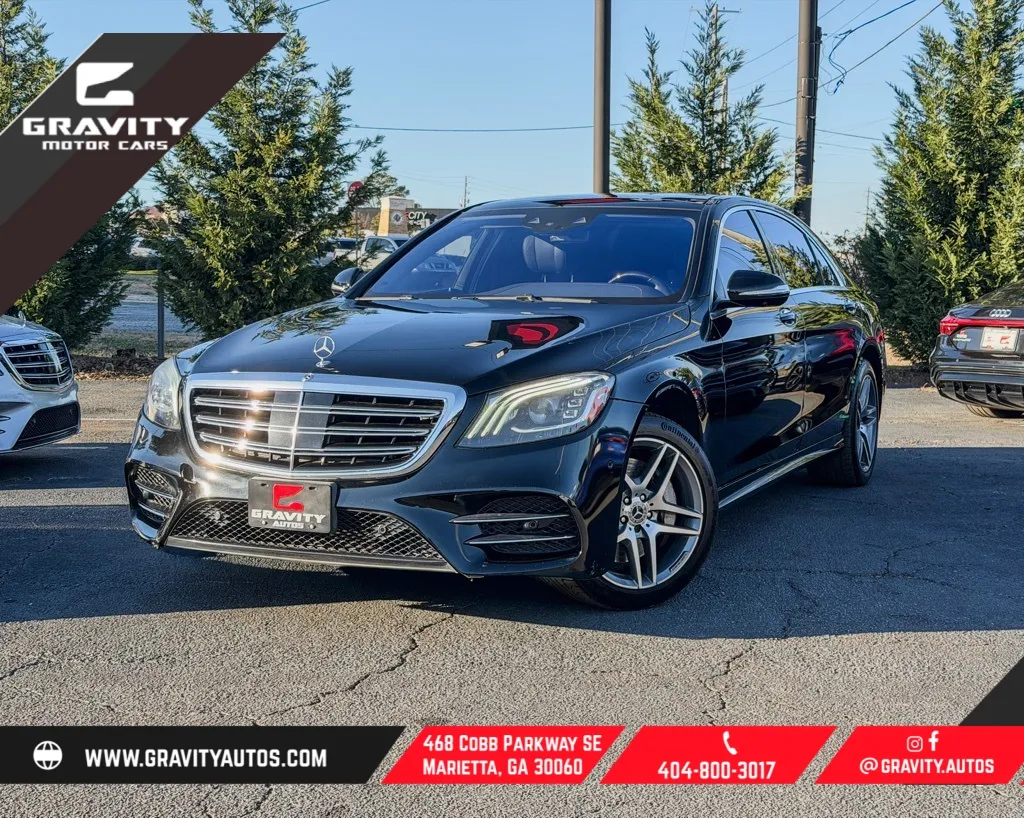 Black 2019 Mercedes-Benz S-Class S 560 for sale in Marietta, GA