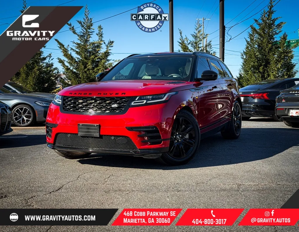 Red 2021 Land Rover Range Rover Velar R-Dynamic S for sale in Marietta, GA