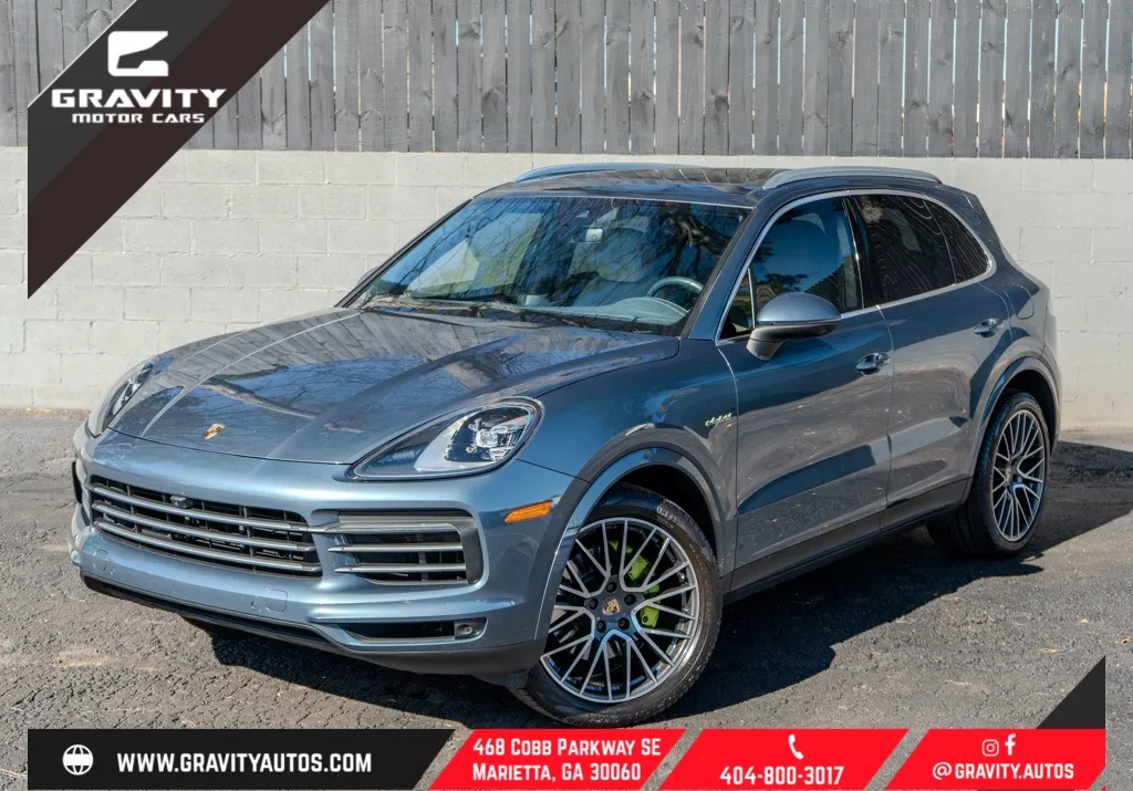 Gray 2019 Porsche Cayenne E-Hybrid for sale in Marietta, GA