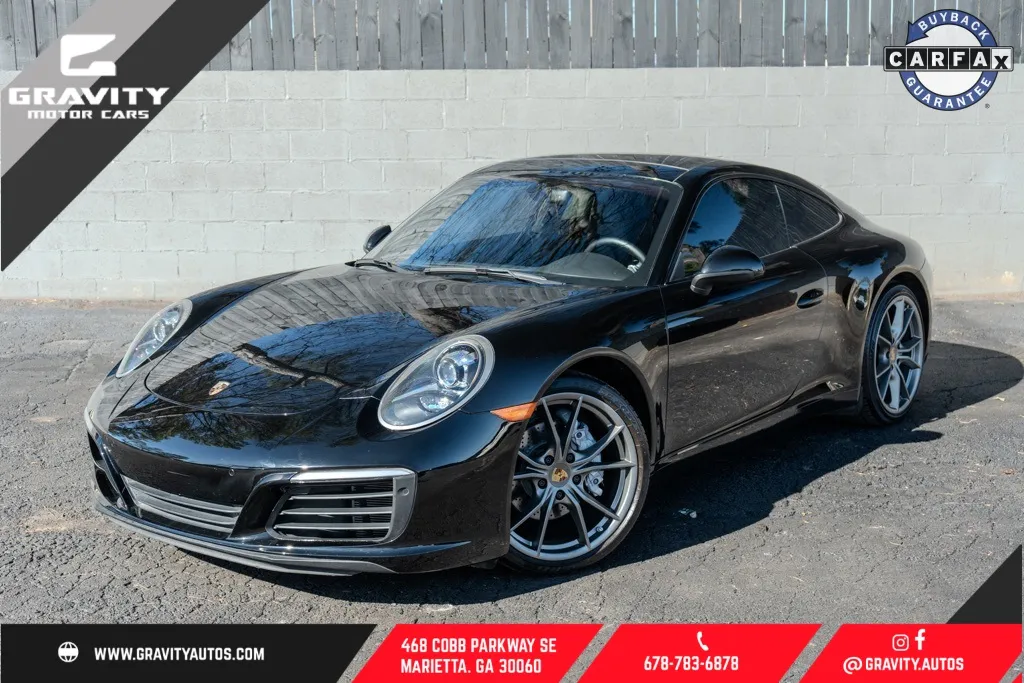 Black 2019 Porsche 911 Carrera for sale in Marietta, GA