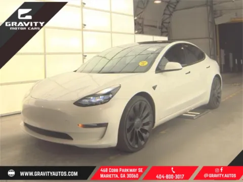 White 2022 Tesla Model 3 Performance for sale in Marietta, GA