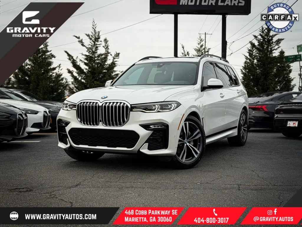 White 2022 BMW X7 xDrive40i for sale in Marietta, GA