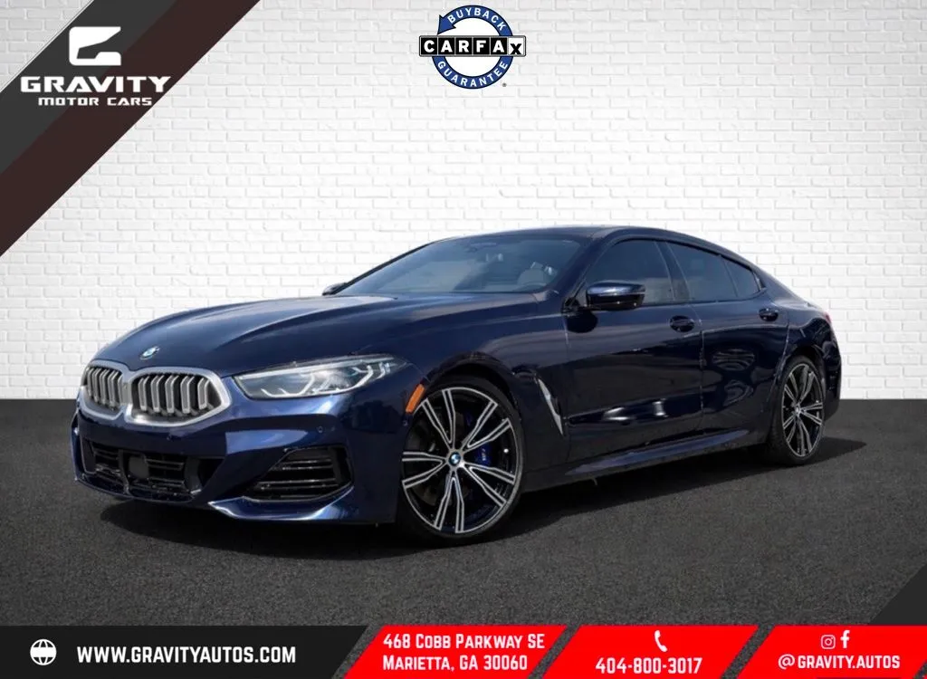 Blue 2023 BMW 8 Series 840 for sale in Marietta, GA