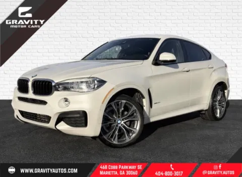 White 2019 BMW X6 xDrive35i for sale in Marietta, GA
