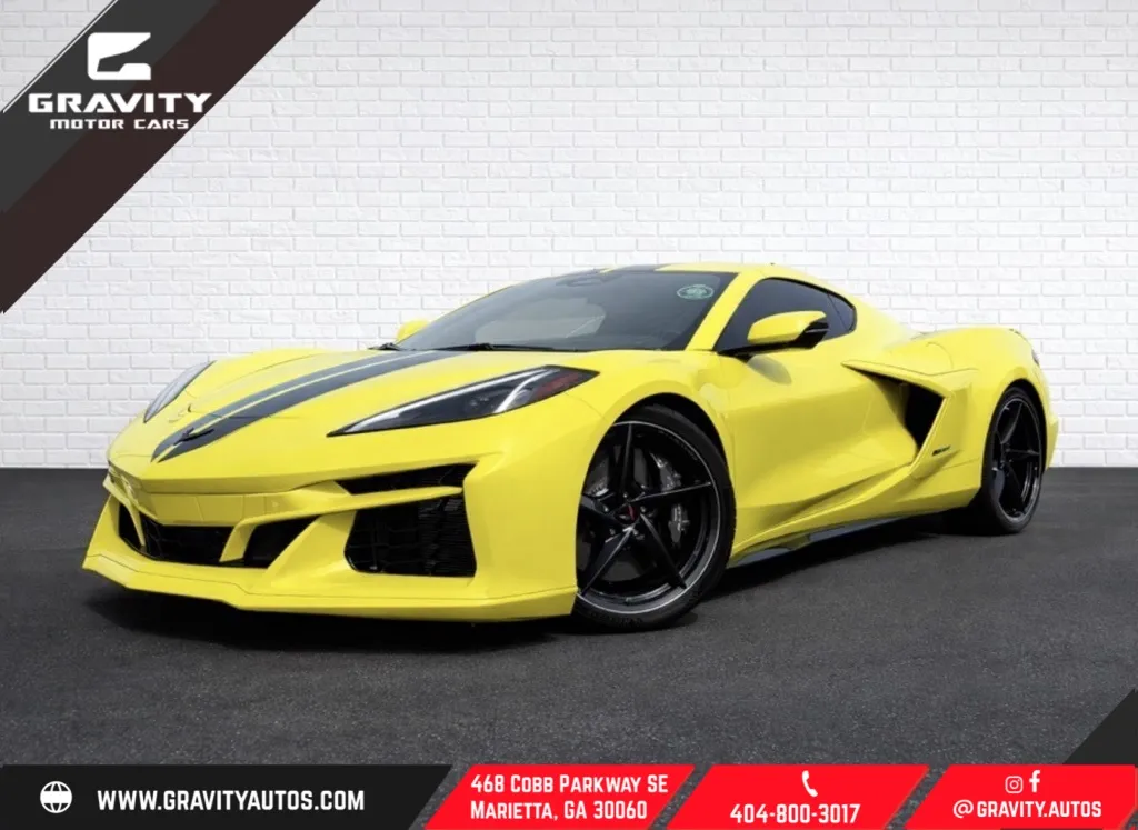 Yellow 2024 Chevrolet Corvette E-Ray for sale in Marietta, GA