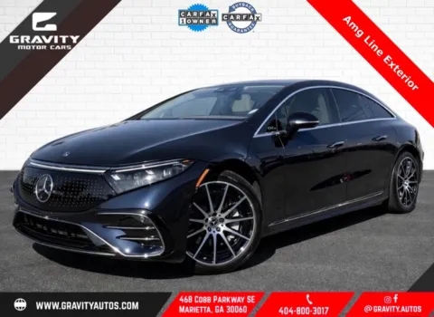 Black 2022 Mercedes-Benz EQS 450 for sale in Marietta, GA