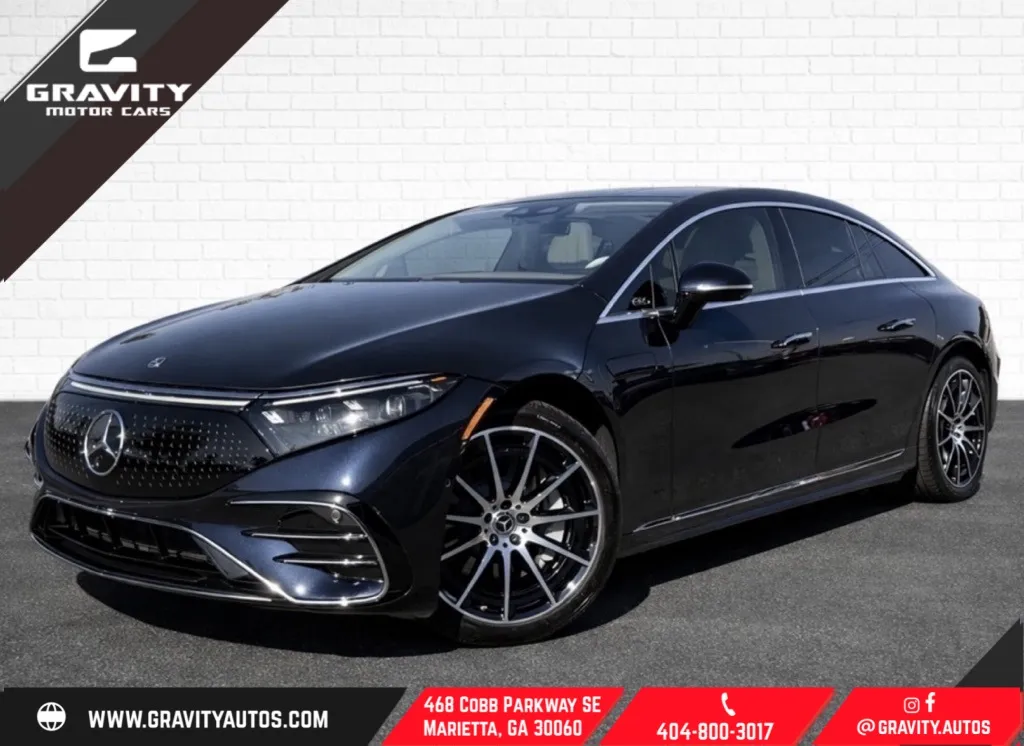 Black 2022 Mercedes-Benz EQS 450 for sale in Marietta, GA
