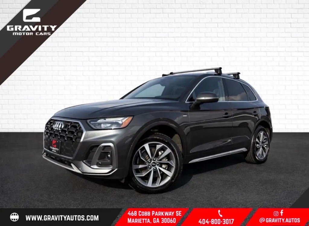 Gray 2022 Audi Q5 45 S line Premium for sale in Marietta, GA